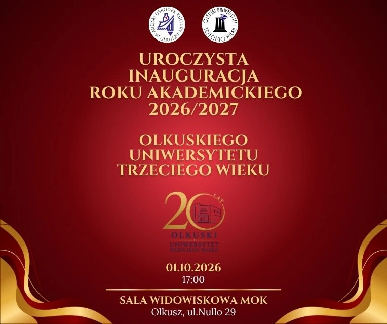 Uroczysta inauguracja roku akademickiego 2026/2027